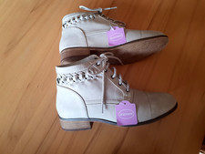 *NEU* Damen Stiefeletten Boots 39 Graceland/beige/Schnürsenkel (Absatz flach)
