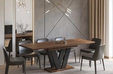 SONDERANGEBOT Esstisch LARA 130-210 cm Eiche Stirling ausziehbar Esszimmertisch