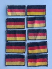 10x Original Bundeswehr Hoheitsabzeichen Aufnäher Deutschlandfahne BW Patch