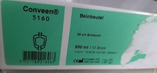 3 Urinbeutel 500ml, Coloplast Conveen 5167, Beinbeutel, 50cm Schlauch
