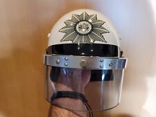 POLIZEI BREMERHAVEN DEMO-HELM EINSATZHELM P68 1960ER JAHRE - GRÖSSE 55-57