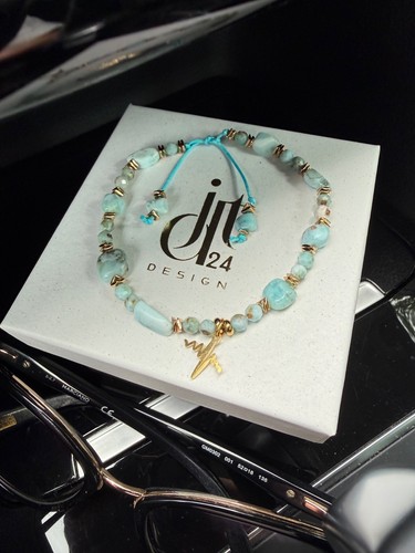 Larimar armband naturstein - larimar,