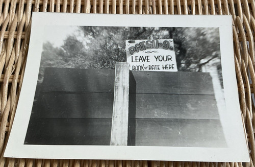 Vintage snapshot photo w - snapshot, b&w
