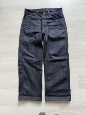 Nudie Loud Larry Dry Selvedge 32/30 Selvage Japanese Denim Baggy Wide Loose