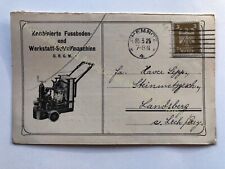 AK Reklame 1925 Th. Graupner Chemnitz Fussboden Schleifmaschine 