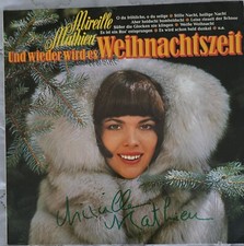 Mireille mathieu autogramm - lp,