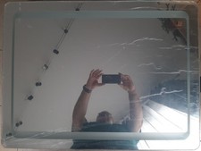 Spiegel für das  Bad 80x60cm inkl. antibeschlag Heizung und  LED Beleuchtung