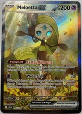 Pokemon Meloetta ex SIR | Deutsch 167/086 Schwarze Blitze | Near Mint
