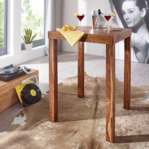 Finebuy bartisch massivholz - bartisch,