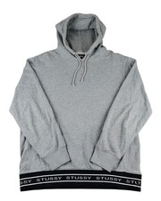 Stussy Gray Pullover Hoodie