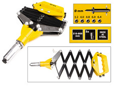 Nietmaschine 310 - 800 mm Handnietzange 3,2 - 6,4 mm Blindnieten Hand-Nietzange