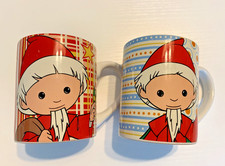 2 x wunderschöne SANDMÄNNCHEN Tassen/Kaffeebecher je ca. 8x6,5cm, TOP Zustand