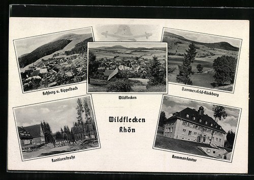 Wildflecken kommandantur - ak, wildflecken,