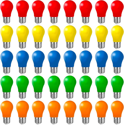 40x e27 led bunte - 40x, glühbirnen