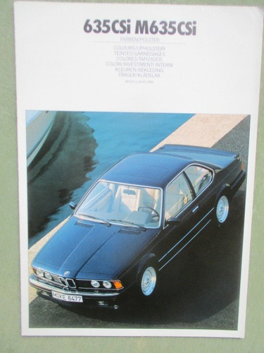 Bmw 635csi e24 m635csi - bmw,