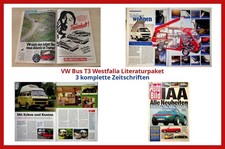 VW Bus T3 Westfalia Literaturpaket - 4 komplette Zeitschriften