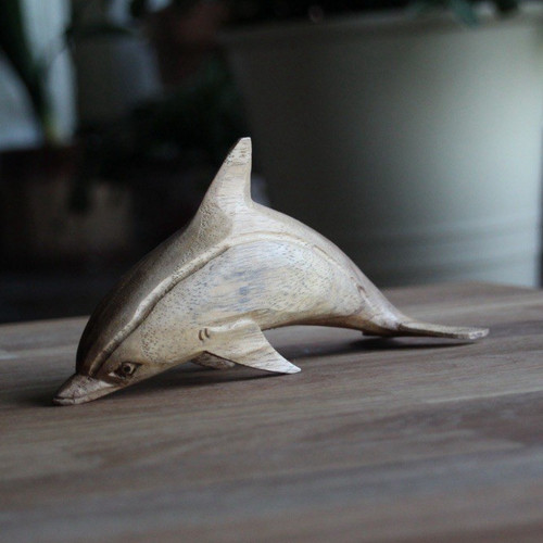 Delfin figur holz - delfin,