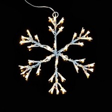 LED Schneeflocke Schneeoptik