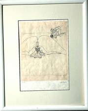 HANS BELLMER >Les anagrammes du corps< HAND-SIGNIERT,Radierung 16/40, +Rahmen