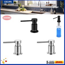 300ML Seifenspender 360° drehbarer Pumpe Küche Einbau Spülmittelspender für Spül