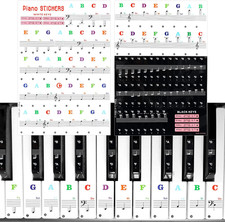 Klaviertastatur Aufkleber