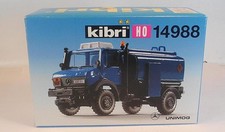 Kibri H0 Bausatz Nr. 14988 Unimog U2450L Tankfahrzeug Wackenhut OVP #5702