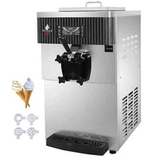 Kommerzielle Softeismaschine Eismaschine 20-28L/h Speiseeismaschine Tisch 