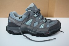 Salomon Damen Trekking Wander Schuhe Goretex Grau+ Hellblau 40 2/3 TOP Zustand