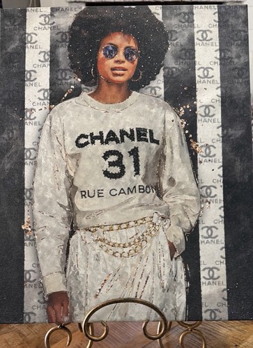 Channel fashion canvas print - channel,