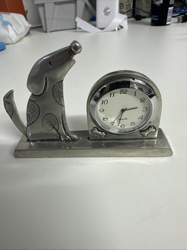 Süße miniatur tischuhr hund - süße,
