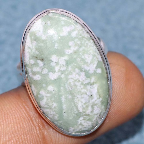 Peace jade stein ring - peace, 925