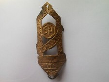 SEIDEL und NAUMANN Emblem 60, S N , Steuerkopfschild, Fahrrad, head badge,plaque