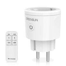 GreenSun Funksteckdose Steckdose Fernbedienung  RF Wireless Timer Control Switch