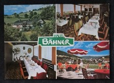 schöne alte Werbefaltkarte Hotel Haus Bähner - Niederfischbach