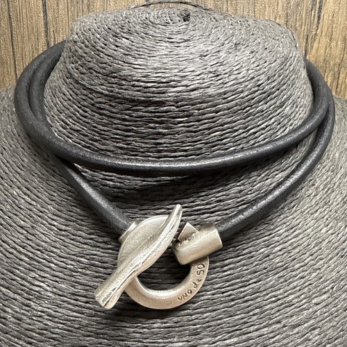 Uno lederhalsband - uno,
