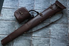 Leder Waffenetui Slip Echtleder weiches Fell Marken Patronentasche. UK