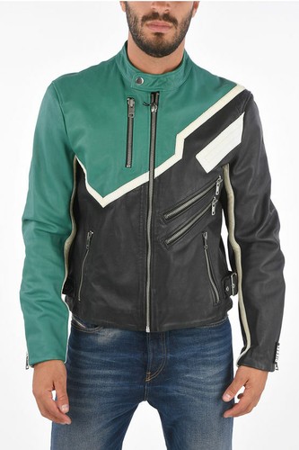 Diesel lederjacke parks - diesel,