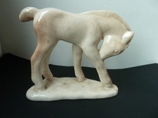 KERAMIK TIER FIGUR FOHLEN "ART