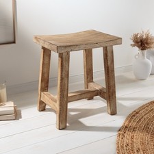Massivholz hocker finca 40cm - massivholz,