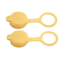 Staubkappe Cremeweiß für Gaskastenschloss Zylinder 2 Stück NEU