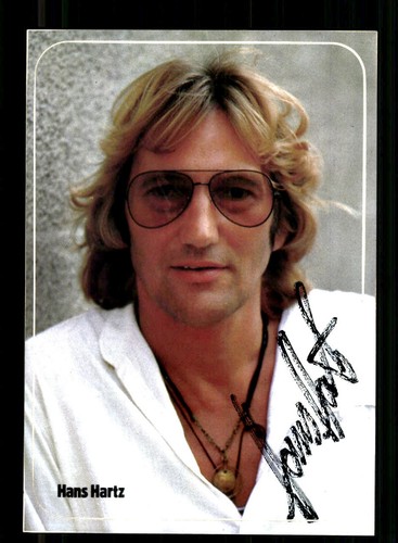 Hans hartz autogrammkarte - hans,