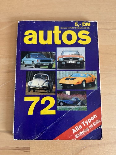 Autokalalog 1972