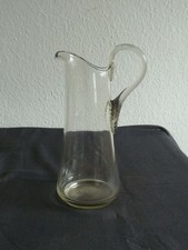 alter  Glaskrug  Kanne