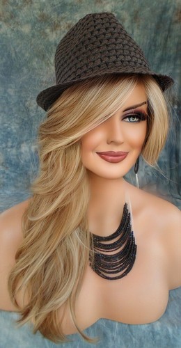 Noriko angelica wig nutmeg f - wig:,