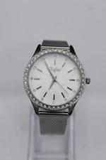 Buffalo Uhr Damenuhr Frauenuhr silberfarben Quarzuhr Analoguhr Edelstahluhr