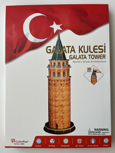 Puzzle galata tower - 3d,