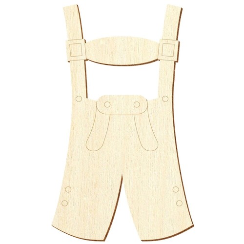 Holz lederhose latzhose - latzhose,