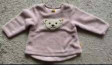 3 tlg. -Steiff Fleecepullover Gr. 62, Kurzarmbody 50/56, Falke Strumpfhose 50/56