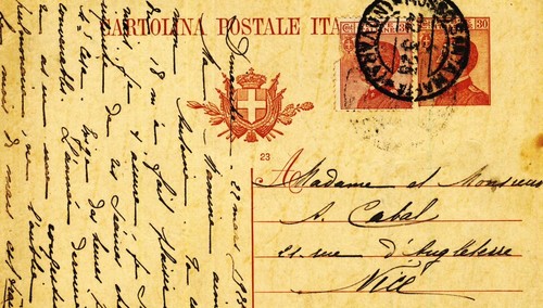 Ganze postkarte italien mosso - ganze,