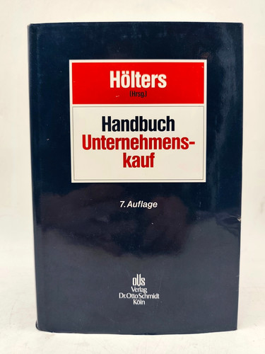 Handbuch unternehmenskauf - handbuch,